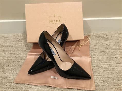 prada vernice nero shoes|Women's Shoes .